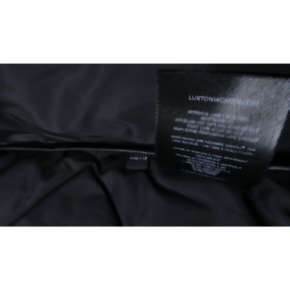 NIB Luxton Women's Teatherless Bomber Jacket Black 890 Black S P - Picture 9 of 16